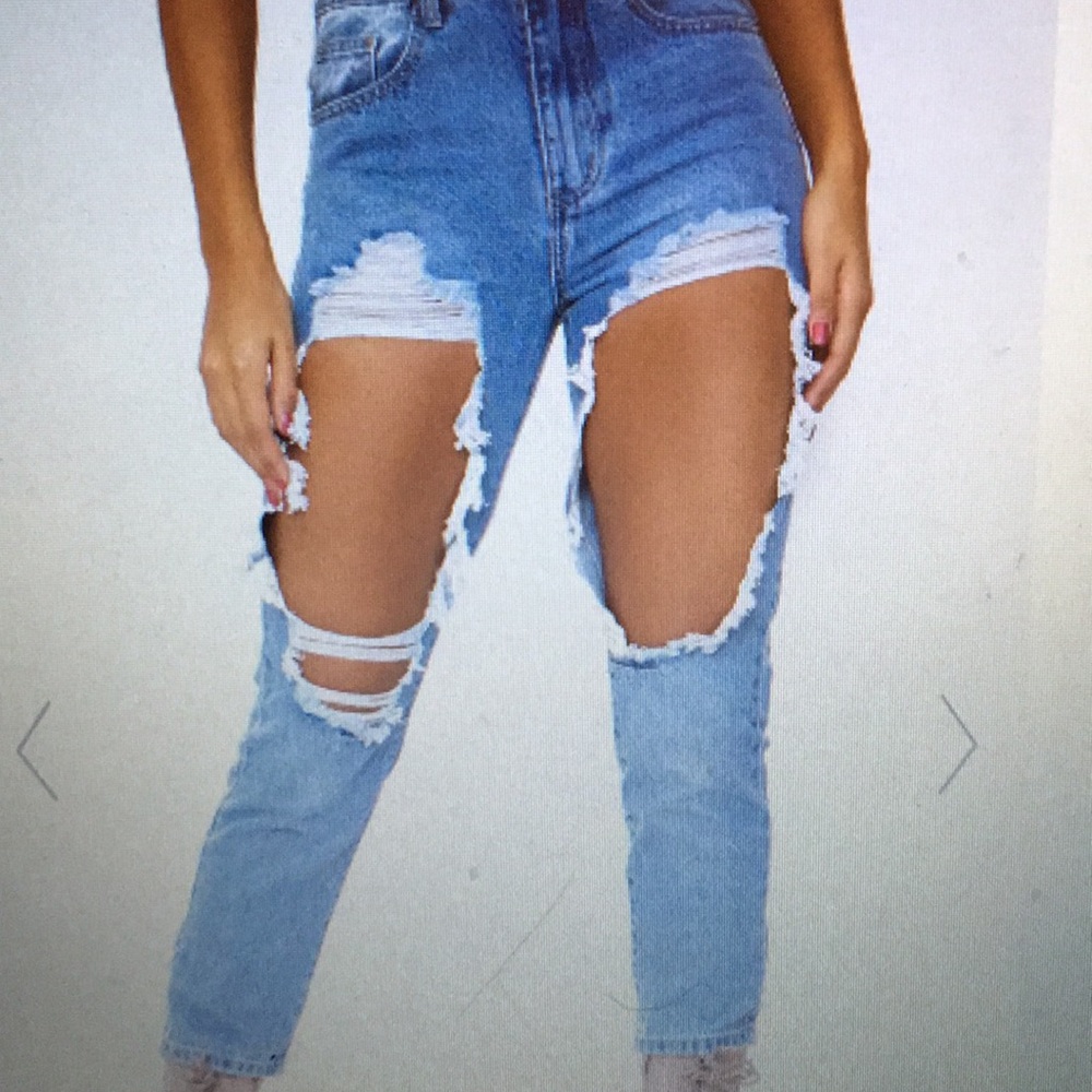 Extreme rip boyfriend jean